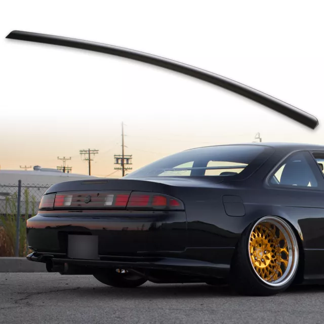 Fyralip Trunk Lip Spoiler For Nissan 240SX S13 Silvia 95-98 Coupe Unpainted