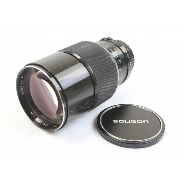 Objectif portrait Soligor 135 mm f2,8 à monture K en bon
