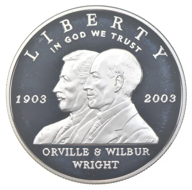 2003-P Proof First Flight Commemorative Silver Dollar $1 *0064