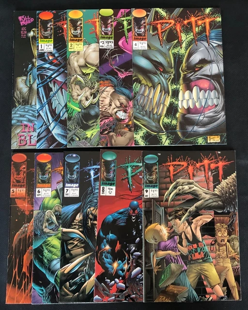 Pitt Image Comics 10 Issue Collection Keown, Hotten, Wolf, Chiodo, & Lemelin