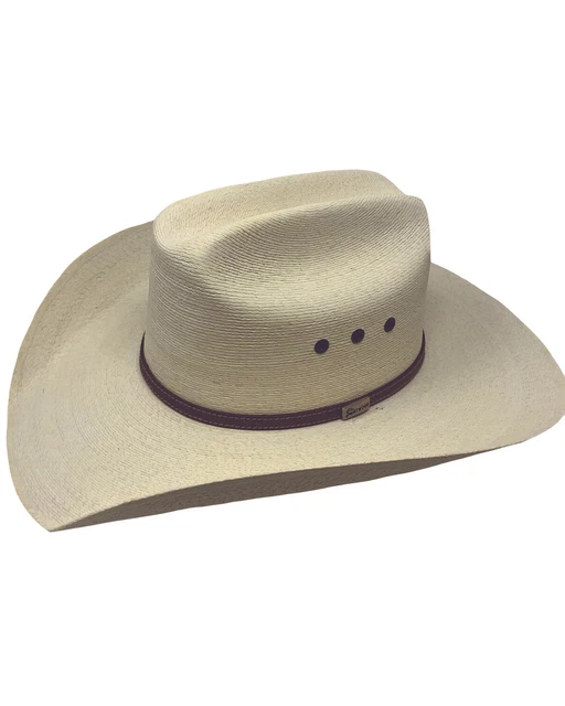 Atwood Hat Co Men's Band 7X Palm Cowboy Hat  Natural 6 7/8