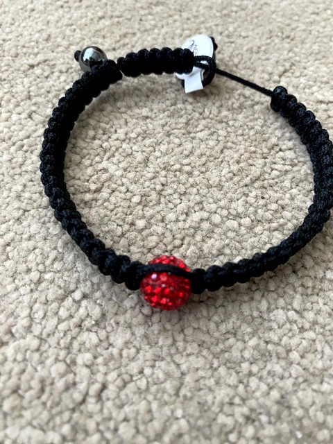 TRESOR PARIS BRACELET in Black and Red New with Tags
