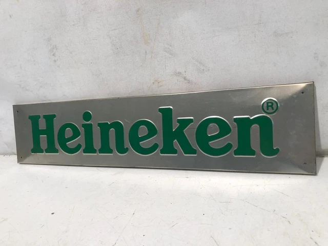 Insegna Pubblicitaria In acciaio Birra Heineken