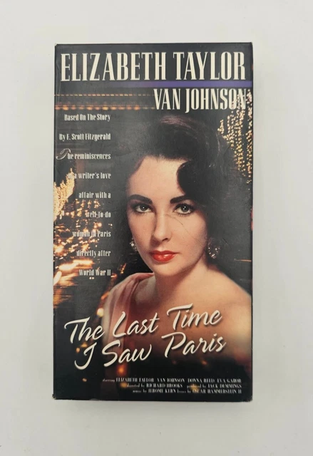 THE LAST TIME I Saw Paris VHS Elizabeth Taylor, Roger Moore £2.04