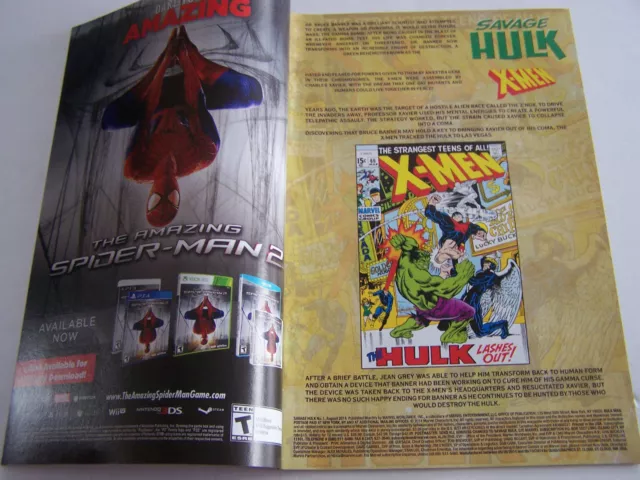 Dc Comics Marvel ,  Savage Hulk , In English N° 1 De 2014 . 2