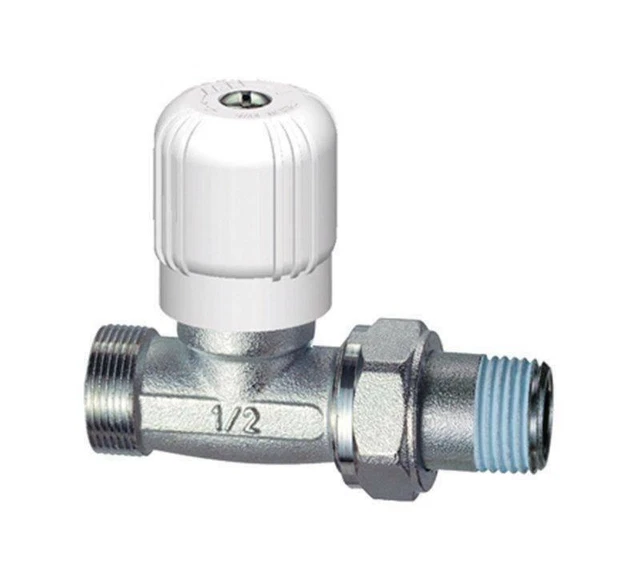 Far Valvola Diritta Per Tubo In Rame Attacco 3/8''