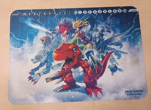 Digimon Tcg Starter Decks Digimon Machinedramon Playmat - DTCG/CCG Game Mat  With Non-Slip Backing, Includes Carry Bag - 23.6"x13.8"