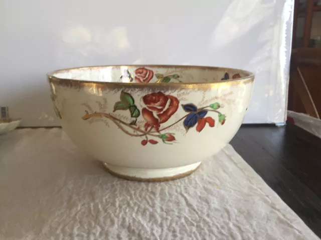 Art Deco - Beautiful Vintage Royal Cauldon floral Bowl England -26 cm diameter