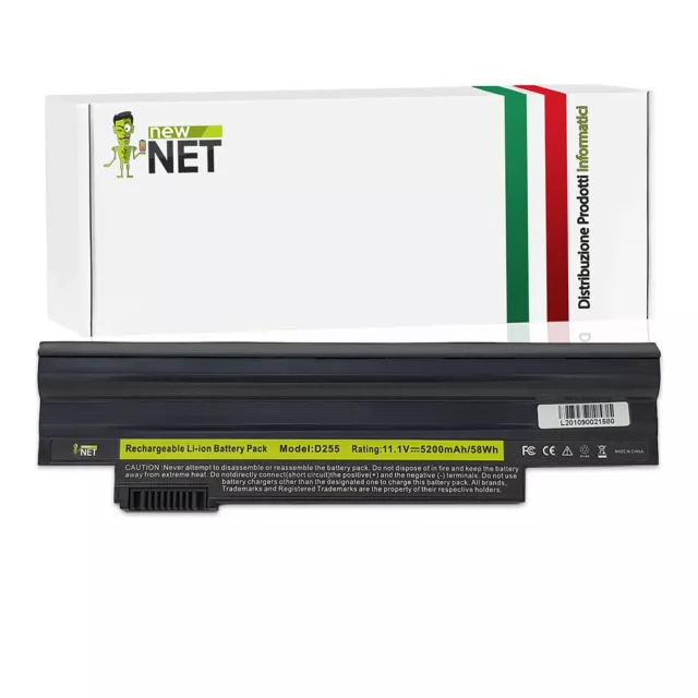 Batteria per Acer Aspire One D250 D255 D257 D260 D270 E100 (YB2) [5200mAh]
