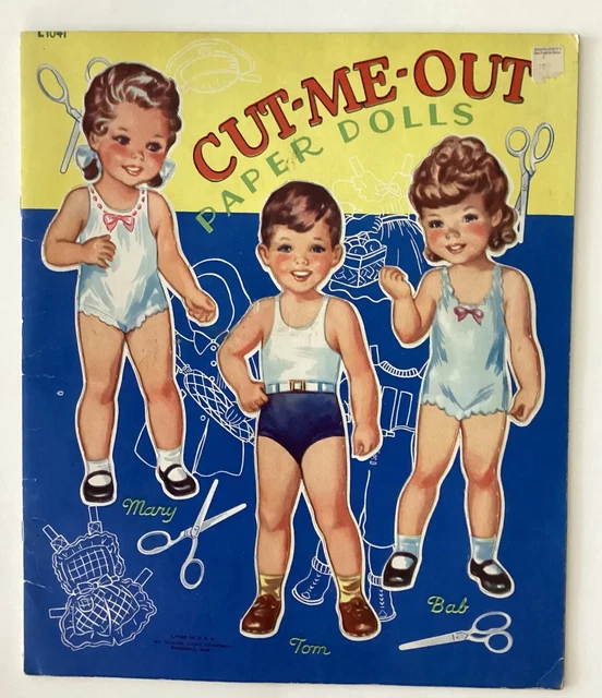 VINTAGE CUTME OUT Paper Dolls Uncut Original 15.00 PicClick