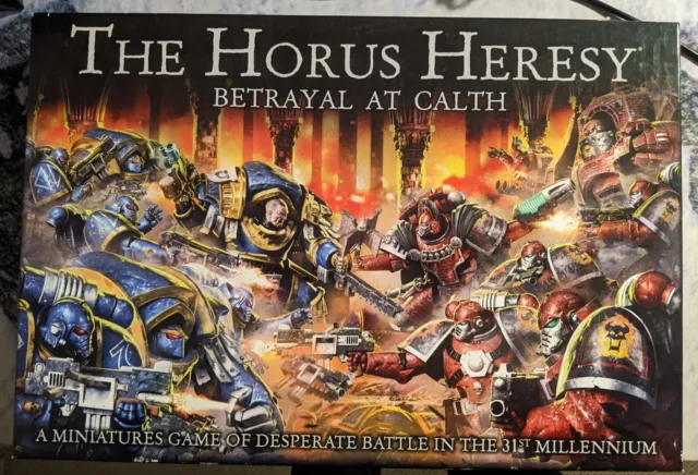 Horus Heresy Betrayal at Calth Board Game Warhammer 40k Sealed Board Cards Dice