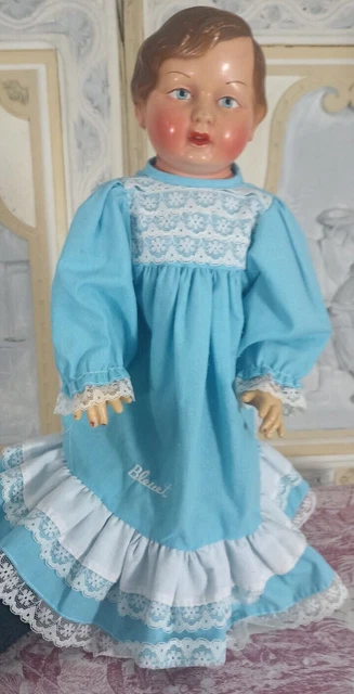 Poupée ancienne Petitcollin 2 mèches - FR