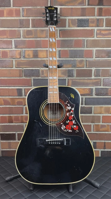 Hopf Western Gitarre W65 BK Foreign 70s Vintage