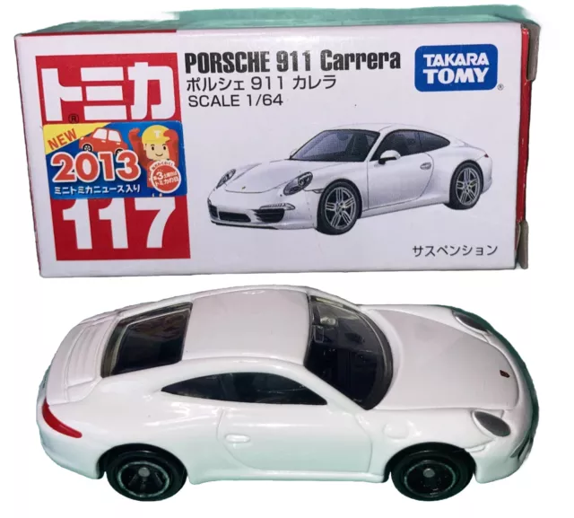 PORSCHE 911 CARRERA Takara TOMY Diecast V-Nice #117 Scale 1:64 Loose See Photo’s