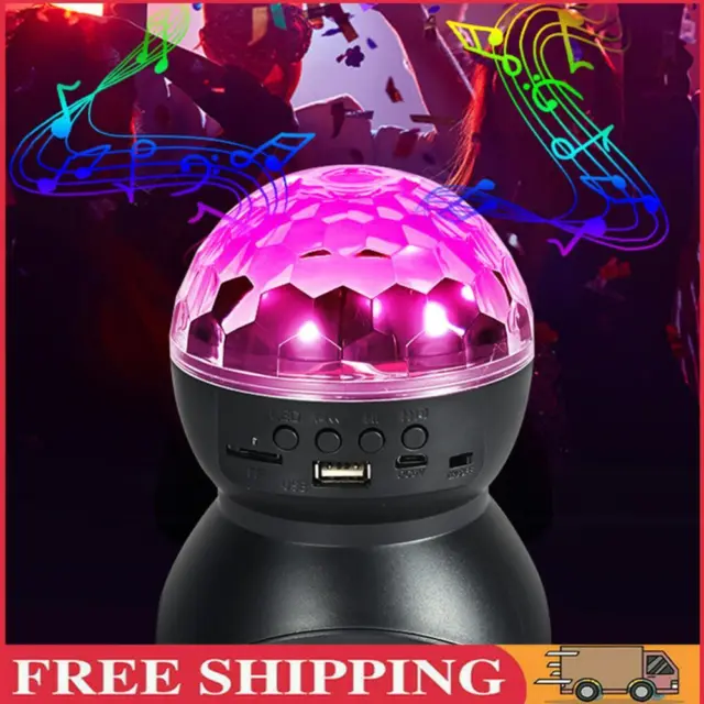 Disco Ball Party Lights with Bluetooth-Compatible Speaker for Home Dance Parties