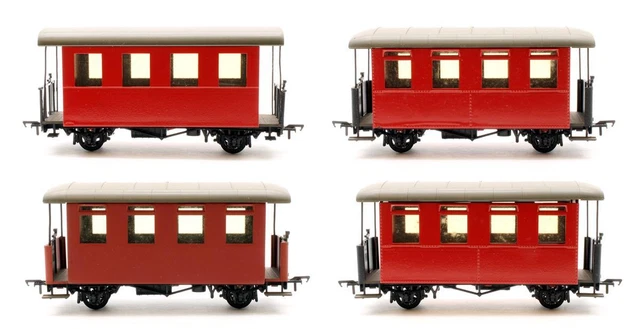 Train 2d Rake FLEISCHMANN MAGIC TRAIN 'Oe' Gauge Rake Of 4 Passenger Coaches £99.50 ...