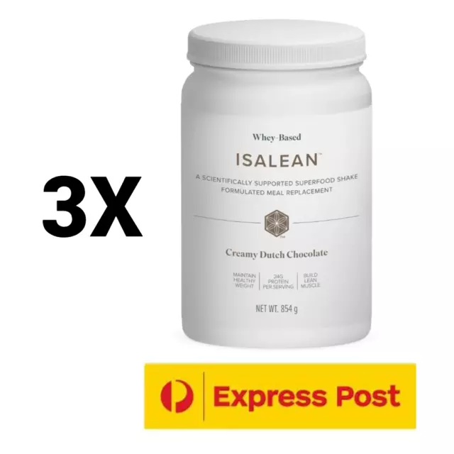 SALE 3 x ISAGENIX IsaLean Protein Shake Meal Replacement 5 Flavours To Choose