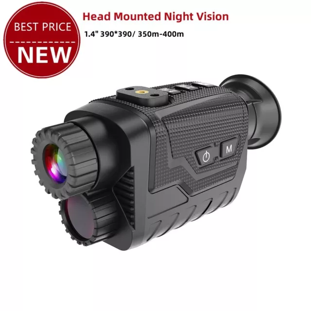 1.4" 36MP 400m Head Mounted Night Vision Monocular Infrared Monocular NV8260