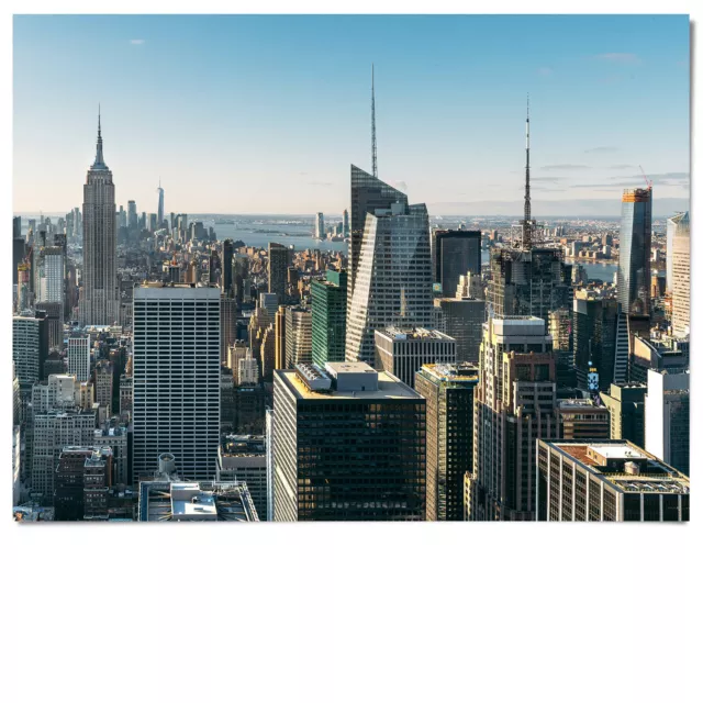 Modernes Wandbild zu Deko Skyline Manhatten New York für Wohnzimmer Schlafzimmer