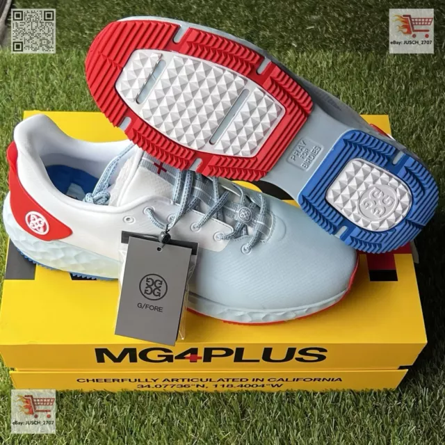 G/FORE GFORE MG4+ LTD Block Golf Shoe Sneaker Swag ⛳️ US 10 ⛳️ Ice Blue ...