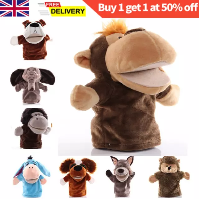 Multiple Styles  Animal Hand Glove Puppet Soft Plush Puppets Kid Childrens Toy