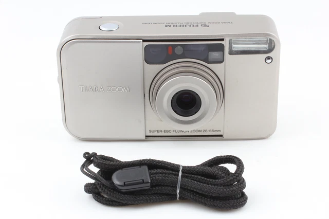 Read* [Exc+4] Fujifilm Tiara Zoom 35mm Point & Shoot Film Camera From JAPAN