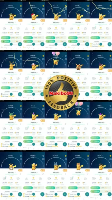 Pokémon Go * Shiny Pikachu Libre * TRADE Go- Description