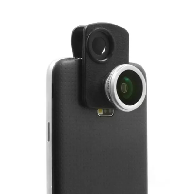 Clip-On Klammer180 ° (0,28x) Fisheye Lente Pesce Occhio Obiettivo per Smartphone