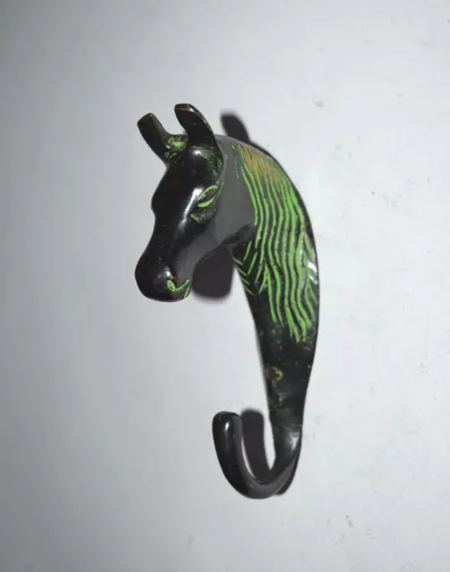 Brass Horse Hook Pony Head Design Wall Hook Towel Cloth Hanger Key Hook EK501
