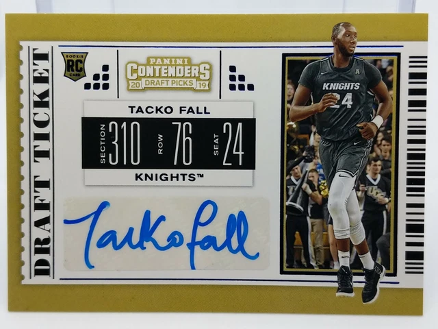 2019-20 Contenders Draft Picks TACKO FALL rookie RC Ticket Auto Autograph #118