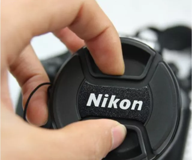 Nikon Lens Cap -49, 52, 55, 58, 62, 67, 72,77, 82mm Snap-on Replacement Lens Cap 2