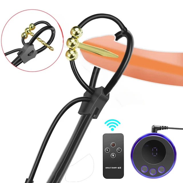 ELECTRIC ELECTRO MALE E-stim Dick Expander Urethral Penis Plug Bead Dilator  USA $17.59 - PicClick