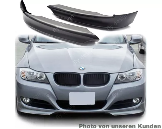 Convient pour BMW E90 Série 3 Facelift E91, spoiler avant lèvre avant splitter rabat 3