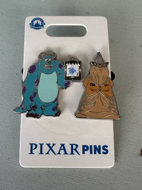 New Disney Parks 2 Pin Set Monsters Inc Sully And Roz