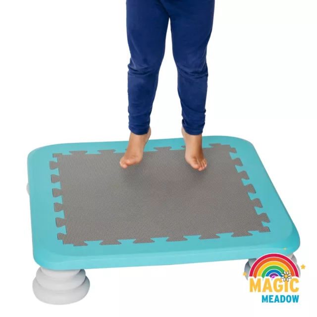 MagicMeadow Children’s Trampoline Board | Blue 3