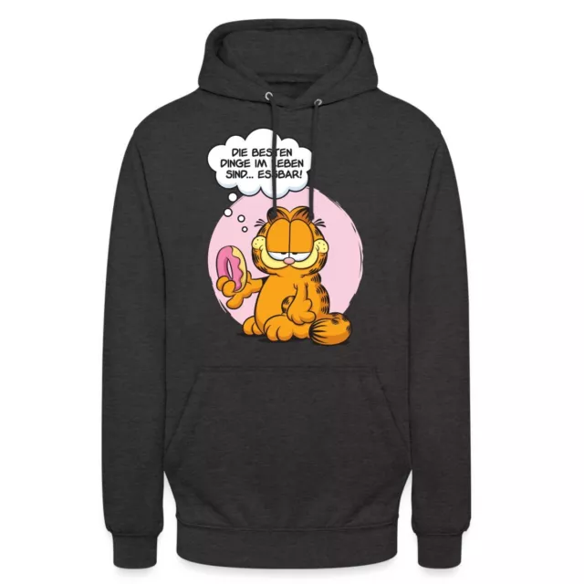 Garfield Die Besten Dinge Im Leben Sind Essbar Unisex Hoodie