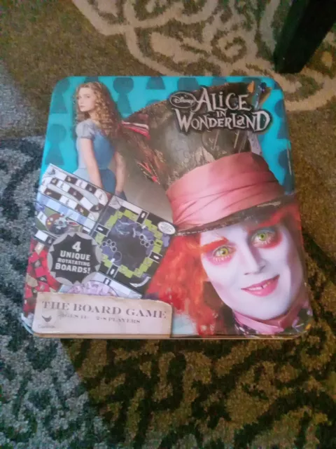 DISNEY ALICE IN Wonderland The Board Game Complete Open Box Unplayed ...