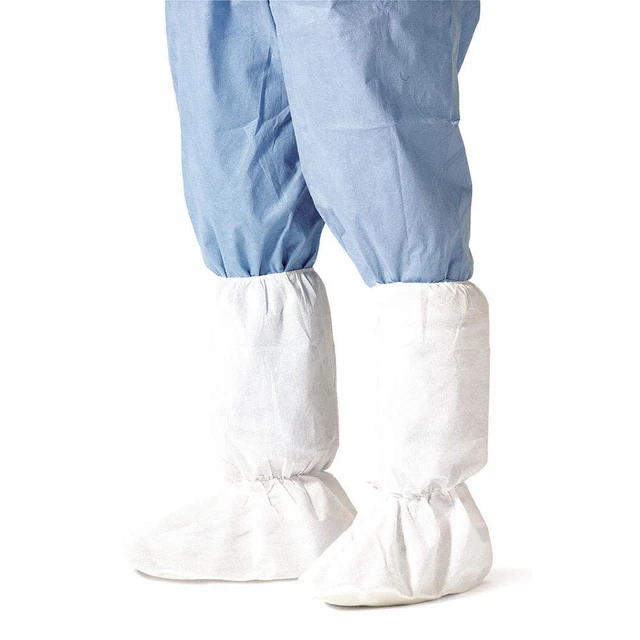 Fundas para botas DUPONT PE444SWHLG010000, L, blancas, ISO 6,PK100