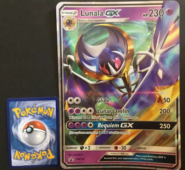 Lunala GX - Jumbo - JUMBO Cards XXL Pokémon card SM103