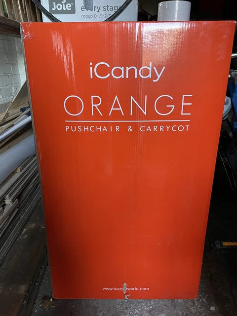 iCandy Orange Travel System pushchair and carrycot.  Black.  New.  Rrp £699.99