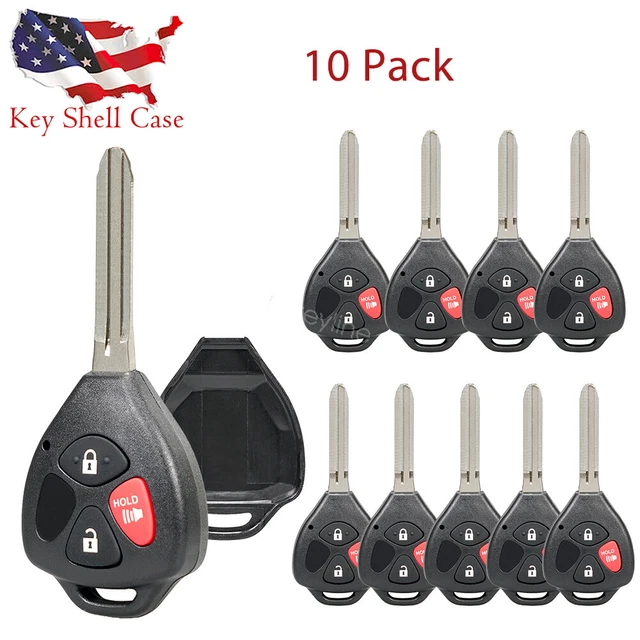 LOT 10 For Scion tC xB xD iQ Keyless Remote Key Case Shell Fob 3 Button