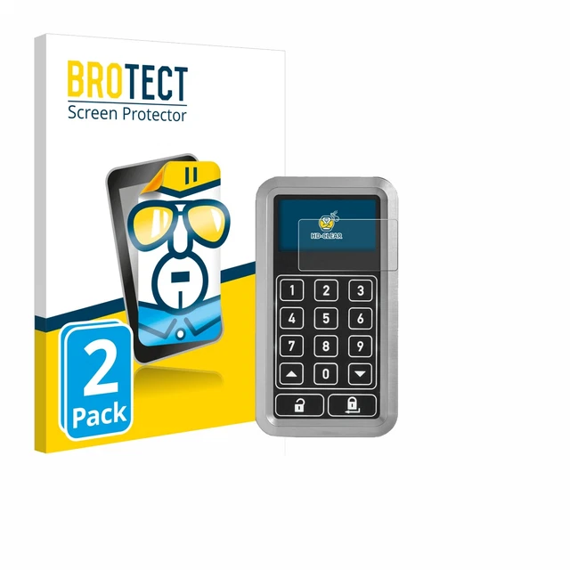2x Pellicola Protettiva per Abus HomeTec Pro CFT3100 Protezione Proteggi Schermo