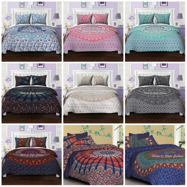 Indian Mandala Bedding Duvet/Doona/Quilt Cover Queen/King/Single Size Set Throw