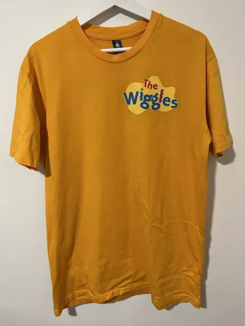 Adult Wiggles Short Sleeve T Shirt Male Yellow Size Large Emma Tsehay Greg
