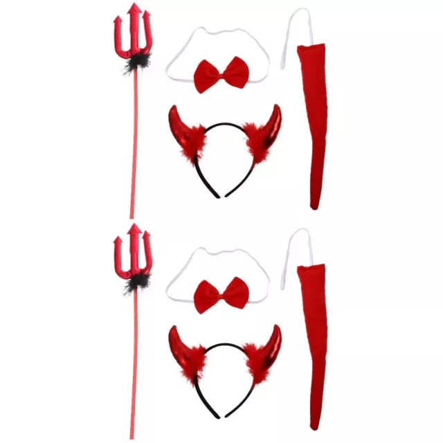 2 Sets Décoration D'Halloween Enfants Costume Homme Aux Femmes Trompette