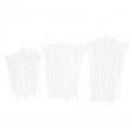 (Weiß)300PCS Kabelbinder Multi Size Long Zip Ties Selbsthemmend Für Home