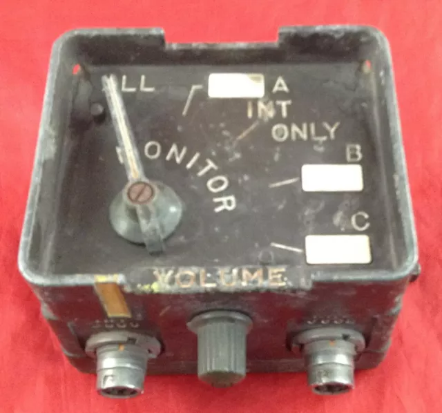 Vintage US Army Military Radio Control Intercommunication Set C-2299/VRC