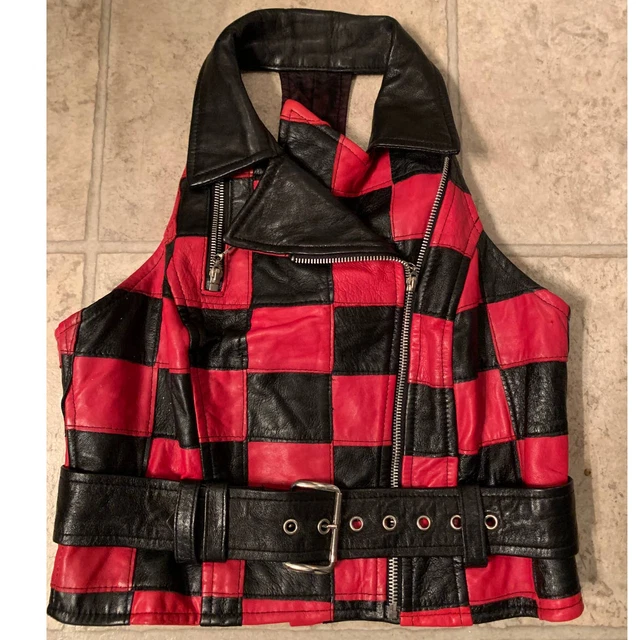 CLEO Vintage Leather Biker Vest.  Size M. Great condition.  Genuine Leather.