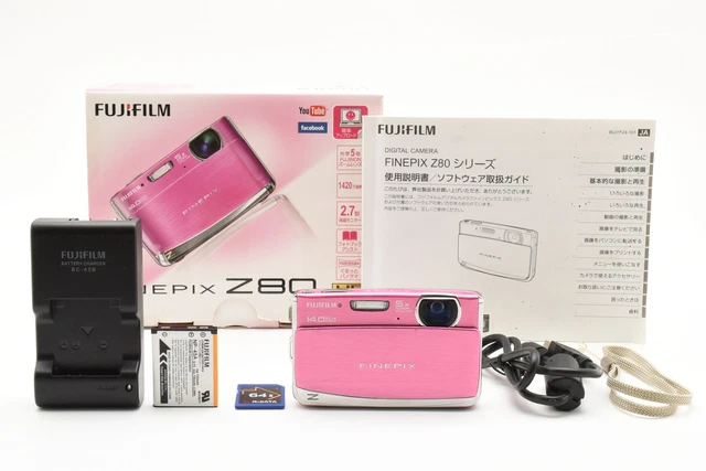 MINT IN BOX] Fujifilm FinePix Z80 Pink Digital Camera
