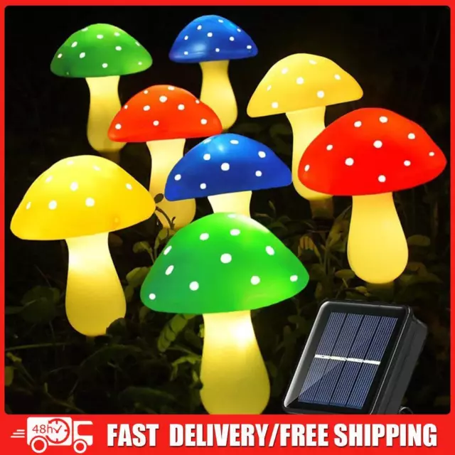 1 Drag 4/6/8 Decorative Lights IP65 Solar Holiday Gift for Garden Courtyard Lawn